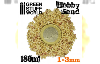 Green Tuff World Густой песок, 180 мл - Натуральный / Thick Hobby Sand 180ml - Natural