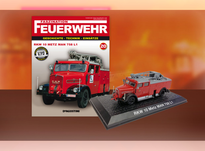 Faszination Feuerwehr 20, RKW 10 Metz MAN 758 L1