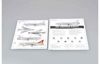 Сборная модель Британский истребитель-перехватчик English Electric (BAC) Lightning F.1A/F.2