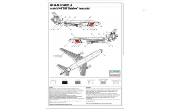 Сборная модель Авиалайнер DC-10-30 SAS