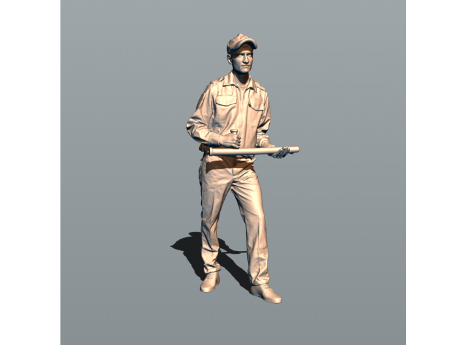 Фигура Володя ППС (масштаб 1:24, окрашенная)