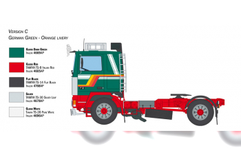 Сборная модель VOLVO F12 Intercooler (low roof) with accessories