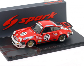 PORSCHE 934 Turbo №57 24h LeMans Willy Braillard, Guillermo Ortega, Nicolas Koob (1977)