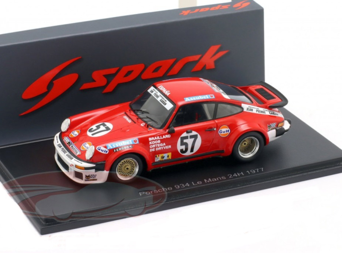 PORSCHE 934 Turbo №57 24h LeMans Willy Braillard, Guillermo Ortega, Nicolas Koob (1977)