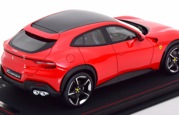 FERRARI Purosangue Suv (2022) - Con Vetrina - With Showcase, Rosso Corsa 322 - Red