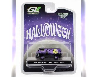 VOLKSWAGEN Type 2 Panel Van Halloween (2023), Black Purple