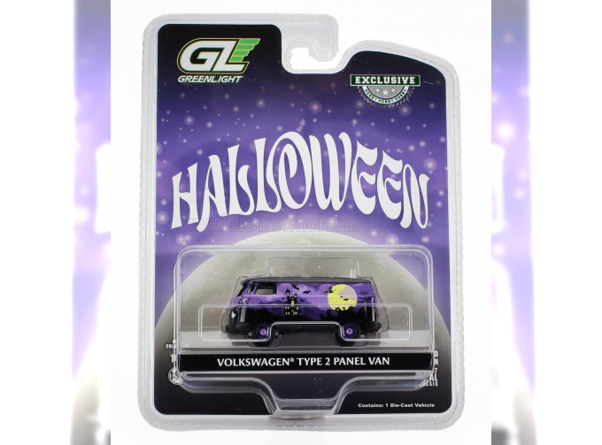 VOLKSWAGEN Type 2 Panel Van Halloween (2023), Black Purple