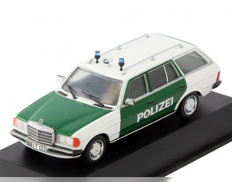 MERCEDES-BENZ W123 Kombi Polizei, white / green