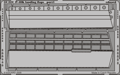 Фототравление для P-40K landing flaps