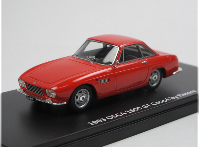 OSCA 1600 GT sport coupe (1963), red