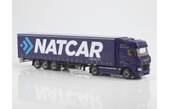 Камский грузовик 54901 с п/п НЕФАЗ-93341 NATCAR, синий