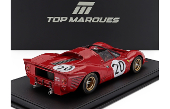 FERRARI 330p4 4.0l V12 Spider Team Spa Ferrari Sefac №20 24h Le Mans Chris Amon - Nino Vaccarella (1967), Red