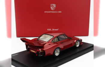 PORSCHE 911 935 Turbo Street 1983, Red Met