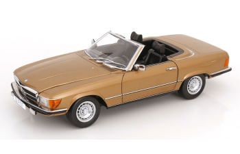 MERCEDES-BENZ 450 SL R107 with removable Softtop (1985), gold metallic