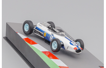 FERRARI F1 512 Team N.a.r.t. #8 Mexico Gp 1964 Lorenzo Bandini, White Blue