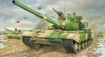 Сборная модель Chinese PLA Main Battle Tank ZTZ- 99/99G