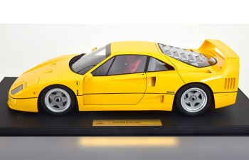 FERRARI F40 High End Resin Model (1987), yellow