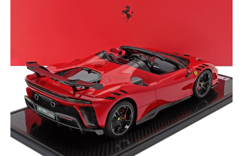 FERRARI Sf90 Xx Stradale Spider (2024) - Con Vetrina - With Showcase, Rosso Corsa - Red Black