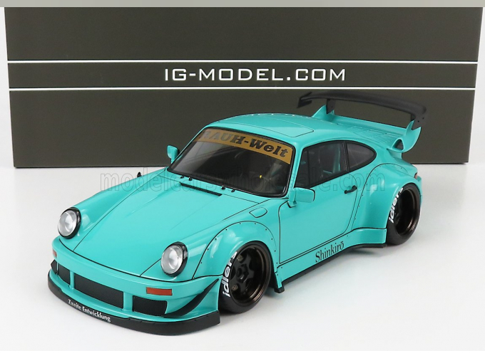 PORSCHE 911 930 Rwb Rauh Welt Coupe 1973, Light Blue