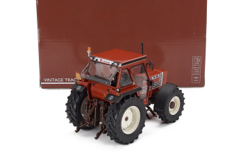 FIAT 70-90 Tractor Confort Cab 4wd With Front And Rear Fender (1997), Brown