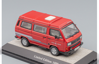 VOLKSWAGEN T3 Westfalia Club Joker Camper 1989, red