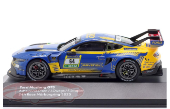 FORD Mustang GT3 #64 24h Nuerburgring Dennis Olsen, Arjun Maini, Frank Stippler, Jusuf Owega (2025)