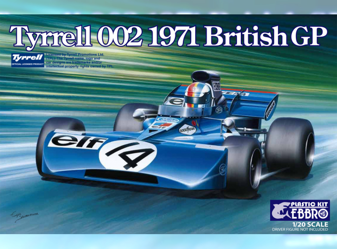 Сборнаяя модель Спортивный автомобиль Tyrrell 002 British GP 1971