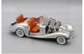 MERCEDES-BENZ 500K, серебристый 22 см