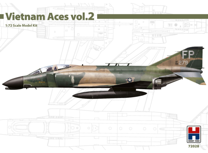 Сборная модель Самолет F-4D Phantom II - Vietnam Aces vol.2