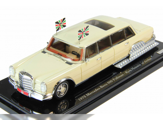 MERCEDES-BENZ 600 Pullman King Hussein of Jordan (1975), biege