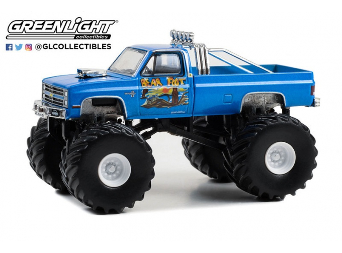 CHEVROLET Silverado C-10 Monster Truck "Bear Foot III" Bigfoot 1985