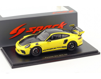 Porsche 911 GT3 RS Weissach Package 2018 (yellow / black)