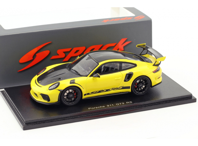 Porsche 911 GT3 RS Weissach Package 2018 (yellow / black)