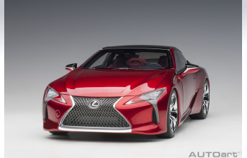 LEXUS LC500 Coupe (2016), red