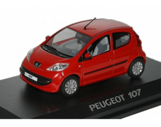 PEUGEOT 107 5-dr. (2005), red