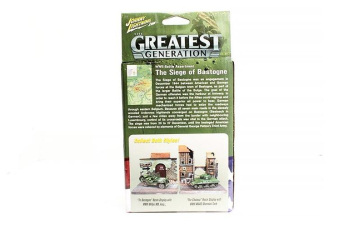 Танк M4A3 Sherman WWII + диорама "Осада Бастони" (1944)