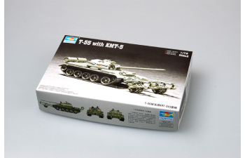 Сборная модель Танк Т-55 с КМТ-5