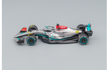 MERCEDES GP F1 W13e Team Mercedes-amg Petronas F1 N 44 Season 2022 Lewis Hamilton, Silver Green