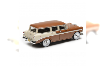 Chevrolet Bel Air Beauville wagon 1956 (brown / cream)