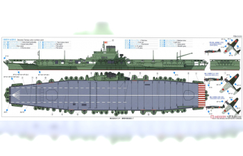 Сборная модель Shinano Aircraft Carrier