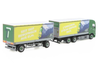 VOLVO FH GL Traveco с прицепом Elmer Citro, зеленый