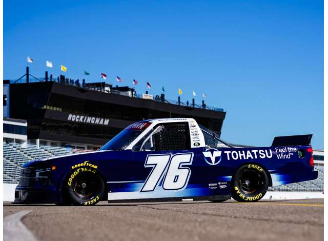 Chevrolet Silverado #76 Spencer Boyd *Tohatsu* Test Truck, blue/white 2025