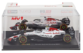 RED BULL F1 Rb21 Team Oracle Red Bull Racing №22 Japan Gp (2025) Yuki Tsunoda - With Pilot And Showcase, White Red