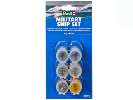 Набор акриловых красок Военный корабль