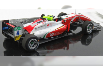 DALLARA F3 F317 Mercedes Team Prema Theodore Racing N 4 Season Mick Schumacher 2018 Formula3 Champion, Red White