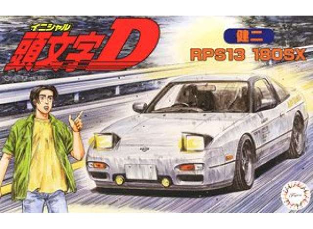 Сборная модель Nissan 180SX Kenji,=