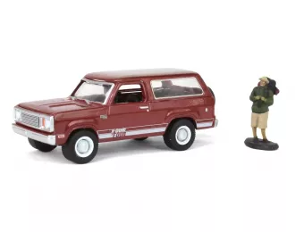 PLYMOUTH Trail Duster With Backpacker Figure (1978), Red