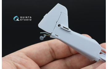 Стойки и Колеса Шасси для Су-31 (Quinta Models) (с травлеными и стеклопластиковыми деталями)