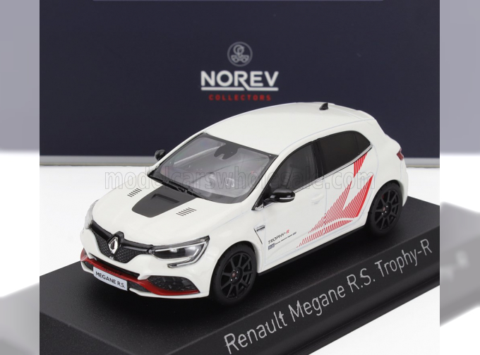 RENAULT Megane Rs Trophy-r Record Nurburgring Version (2019), White Red