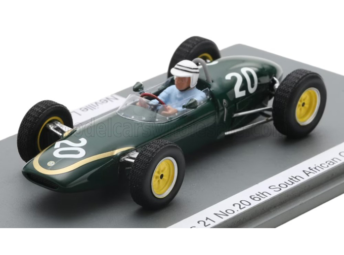 LOTUS F1 21 №20 South African Gp  Neville Lederle (1962), Green